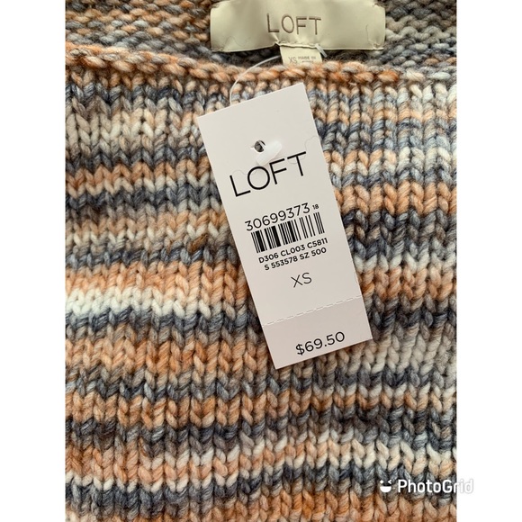 NWT LOFT Space Dye Sweater Sz XS $69.50! - Picture 3 of 4